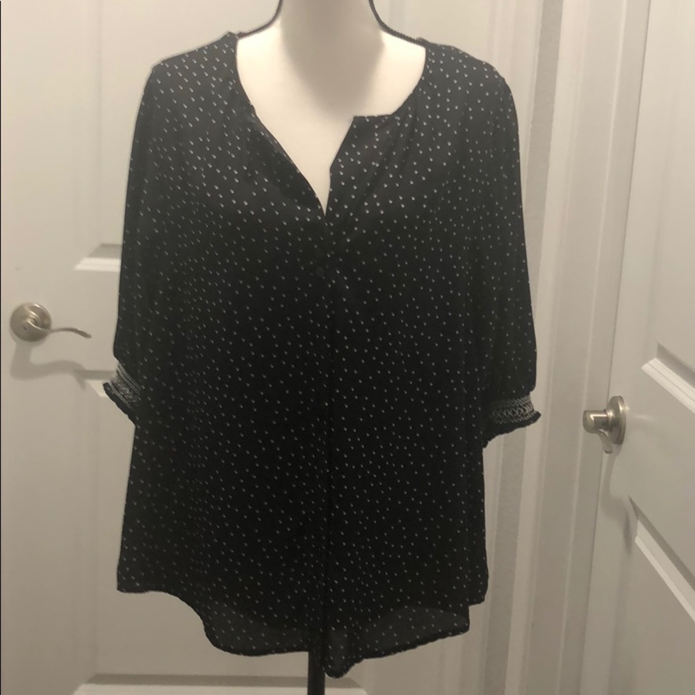 Plus size bobeau blouse
